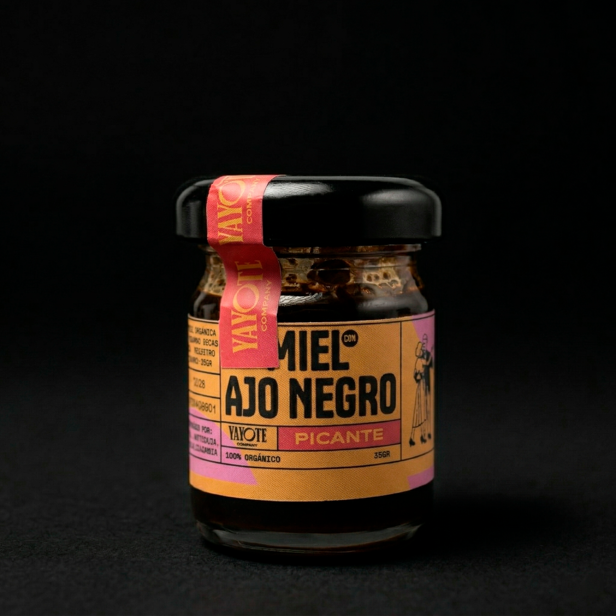 MIEL CON AJO NEGRO PICANTE