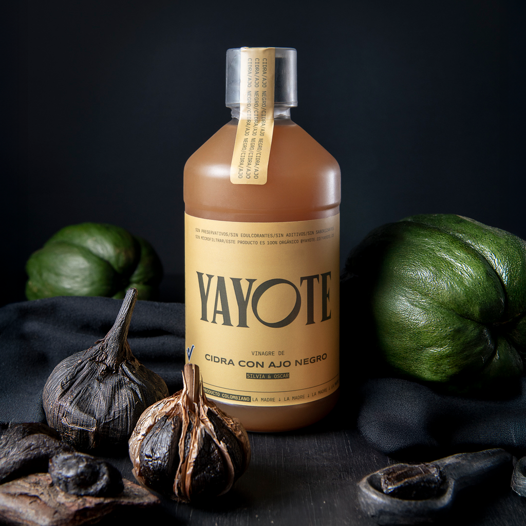 YAYOTE DE CIDRA (Guatila) CON AJO NEGRO