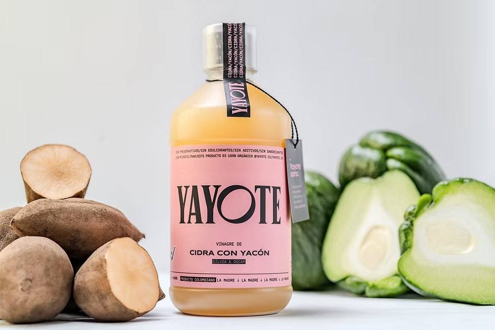 YAYOTE DE CIDRA (Guatila) CON YACON